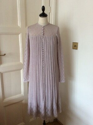 NINA Spain Vintage 60 s Women s Unique Knit Outfit Dress Size S/8-10