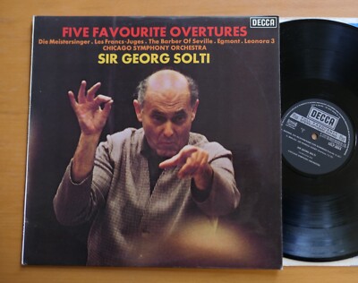 SXLP 6684 Five Favourite Overtures Sir Georg Solti 1974 EXCELLENT Decca