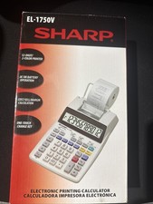 Sharp EL1750V Printing Calculator