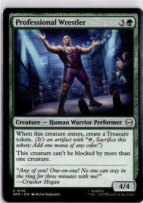 Profi Wrestler MTG Marvel's Spider-Man 110 Magic The Gathering TCG