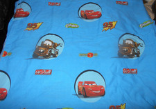 Disney Pixar Cars Twin Flat Sheet Tow Mater Lightning McQueen Y2K Film Piston Cu