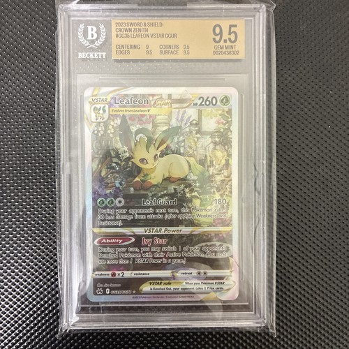 Leafeon VSTAR graded BGS 9.5 for sale on eBay