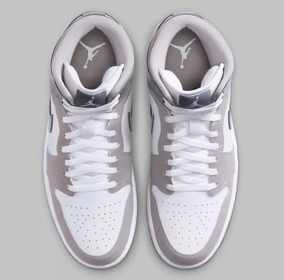 Nike Air Jordan 1 Mid SE White Medium Grey Cool Grey HF3216-100
