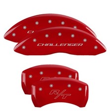 Mgp 12162scbrrd Red Brake Covers For 2011-2023 Dodge Challenger