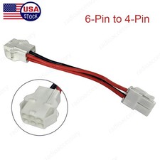 12V 6-Pin to 4-Pin PSU Power Cord For ICOM IC-7100 IC-7200 IC-7410 IC-7610