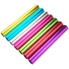 7 Pieces Aluminum Relay Batons Track Batons Field Race Batons for Outdoor Fie...