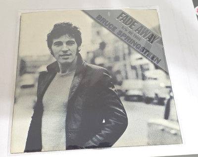 RARE ERROR LABEL-BRUCE SPRINGSTEEN 45 TO BE TRUE / Fade Away 1981