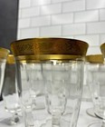 Glastonbury-Lotus Minton Gold Band Footed Tumblers Set of 11 Vintage Mid-Century — photo 4