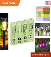 400mAh Rechargeable AA Batteries - Perfect Fit for Solar Light Applications 9.99 per battery