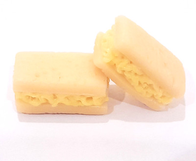 100 Dollhouse Miniature Egg Mayo Sandwiches * Doll Mini Food Set Wholesale Lot