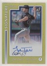 2017 Panini Donruss Signature Series Gold 23/25 Josh Tomlin #SS-TO Auto 0q3