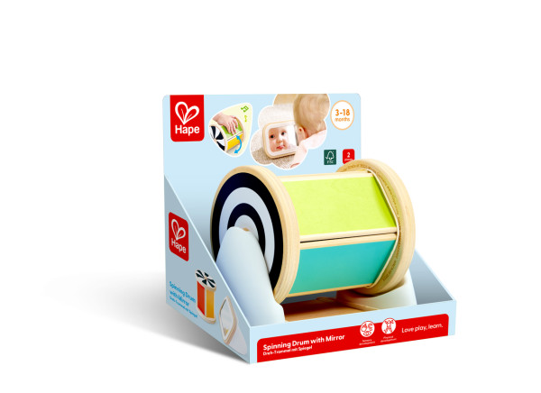 Hape Mehrfarbig Dreh-Trommel Mit Spiegel - Bild 2