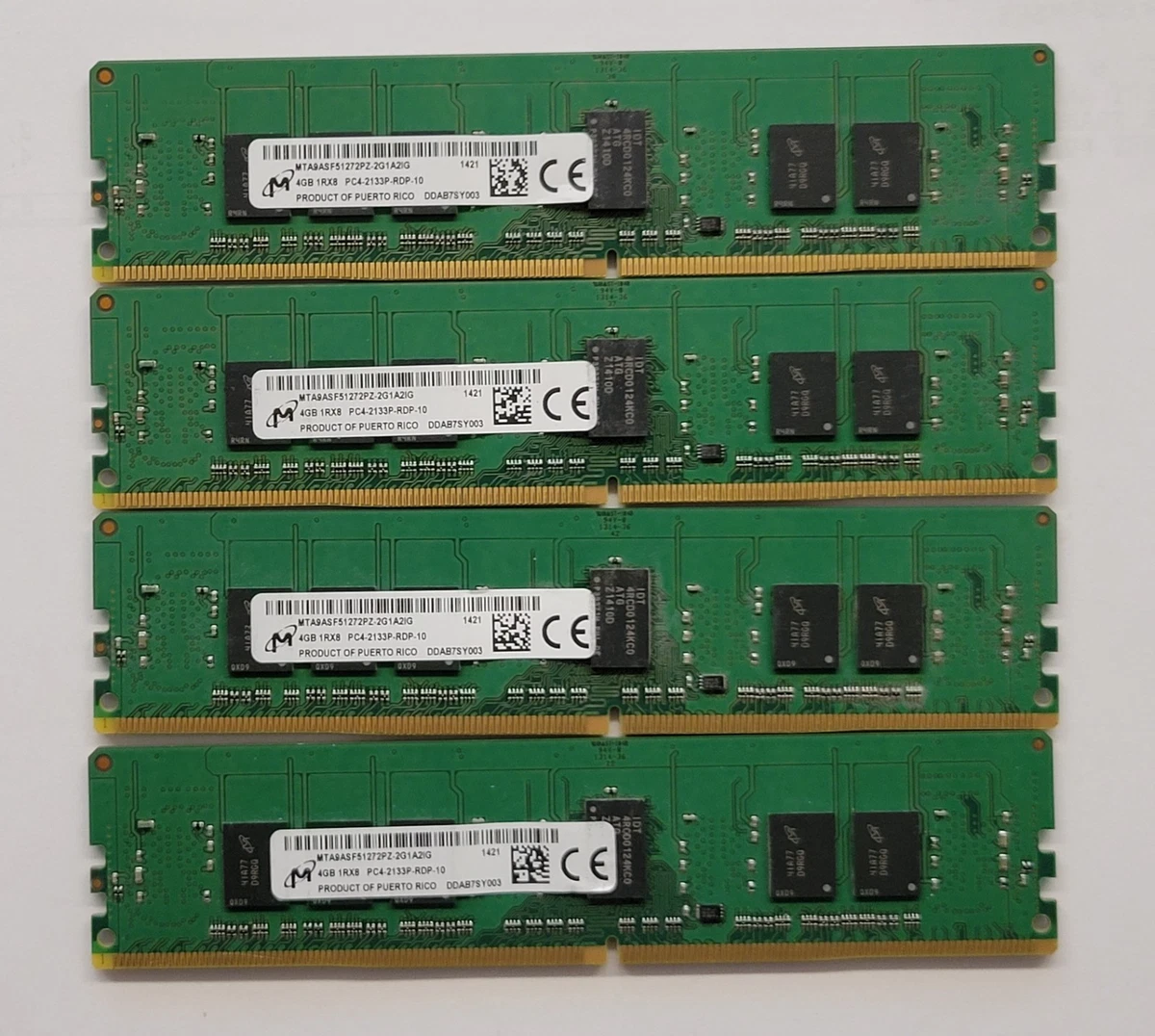 4 GB Capacity per Module DDR4 SDRAM Network Server Memory (RAM