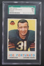 1959 Topps Joe Fortunato #106 Rookie SGC 7.5 Chicago Bears DA1005