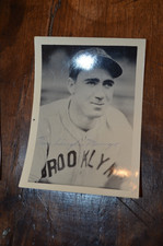 Van Lingle Mungo signed 3x5 photo Brooklyn Dodgers
