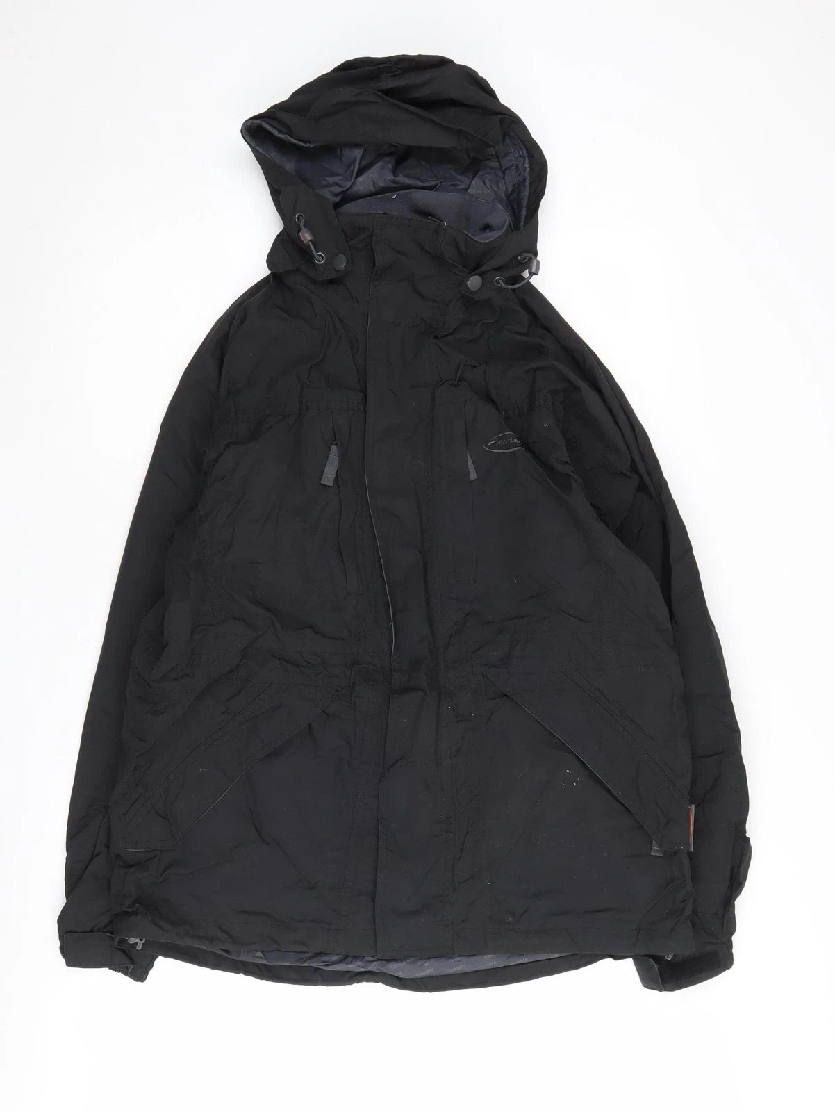 Mountainlife Men's Black Parka Jacket Size S
