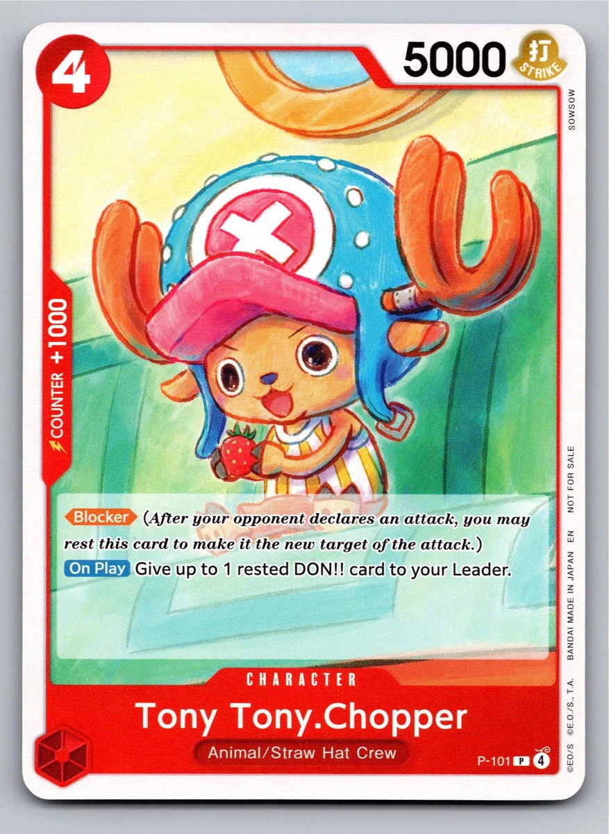 Tony Tony.Chopper P-101 One Piece Promotion Cards for sale | eBay