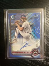2022 1st Bowman Chrome JR Ritchie Blue Wave Refractor Auto /150