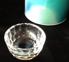 SWAROVSKI Kristall Schale Schälchen Ø 4,8  H 3 cm Flächenschliff  Vintage 1980er