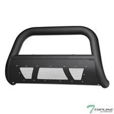 Topline For 2011-2013 Durangogrand Cherokee Studded Mesh Bull Bar - Matte Black