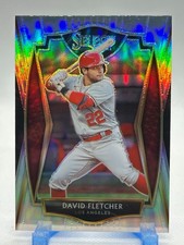David Fletcher 2021 Panini Select - Premier Level - Holo Prizm #174 - LA Angels