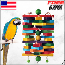 Extra Large Bird Parrot Chewing Bite Toys For African Grey Amazon Macaws
