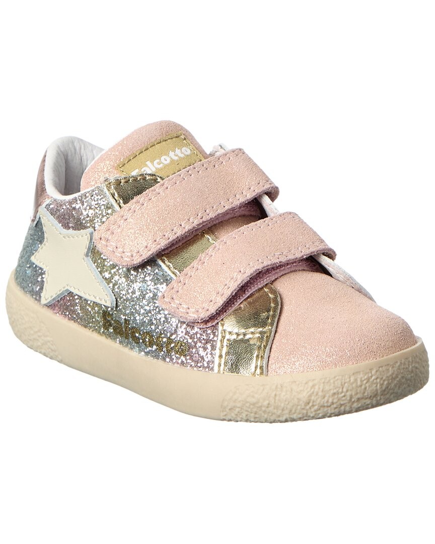 Naturino Falcotto Alnoite 2 Suede & Glitter Sneaker