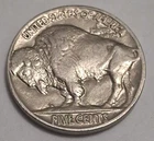FULL HORN  1936 P NICE ORIGINAL BUFFALO NICKEL 5¢ Shipping 95¢!  🇺🇸     BN753