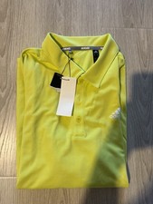 Adidas Mens Performance Golf Polo Shirt Size Medium M Upf50 NWT 55