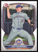 2023 Bowman Draft Jack Wenninger #BD-68 New York Mets