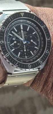 Vintage 1970's MOVADO  Zenith Datron Pilot  El Primero. Chronograph  01 0150 415