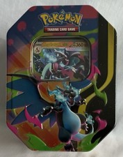 IN HAND!! Pokémon TCG: Mega Charizard X ex Tin (4 Boosters & 1 Foil Promo Card)
