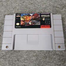 Mindscape Al Unser Jr's Road to the Top SNES Gray Racing Video Game SNS-AUJE-USA
