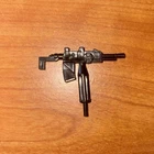 1985 GI JOE ARAH COBRA NIGHT LANDING MOUNTED MACHINE GUN PART ACCESSORY