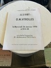 billet ticket hand Ball us ivry / om vitrolles coupe d europe 1994