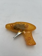 Vintage Plastic Friction Space Gun Toy NOS Orange