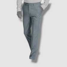 Calvin Klein Men's Green Slim-Fit Wool-Blend Suit Pants Size 40W 32L