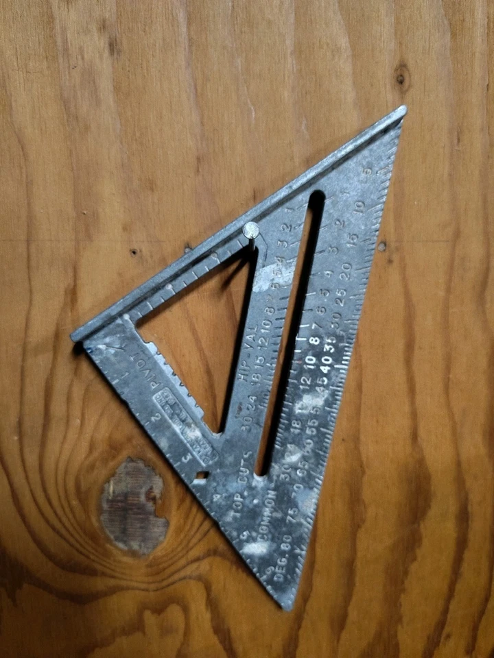 Swanson Speed Square Framing Tool 7" Made In USA 1987 - Image 2 of 2