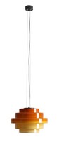 HäNgelampe Wohnzimmer Glas Honig KüChe B:36 Cm Rund E27 Pendelleuchte Esstisch