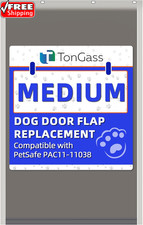 PAC11-11038 Medium Dog Door Flap Replacement Compatible with Petsafe Freedom Dog