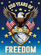 American Flag Diamond Art Kits for Adults,DIY Round Full Drill 5D Diamond Painti