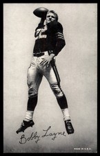 1948-52 Exhibits - Bobby Layne EX/MT *RC2