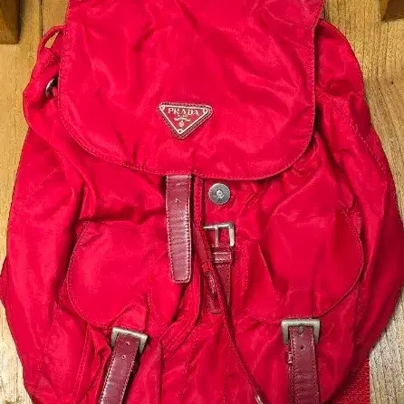 Prada Pocono Red Nylon Mini Backpack