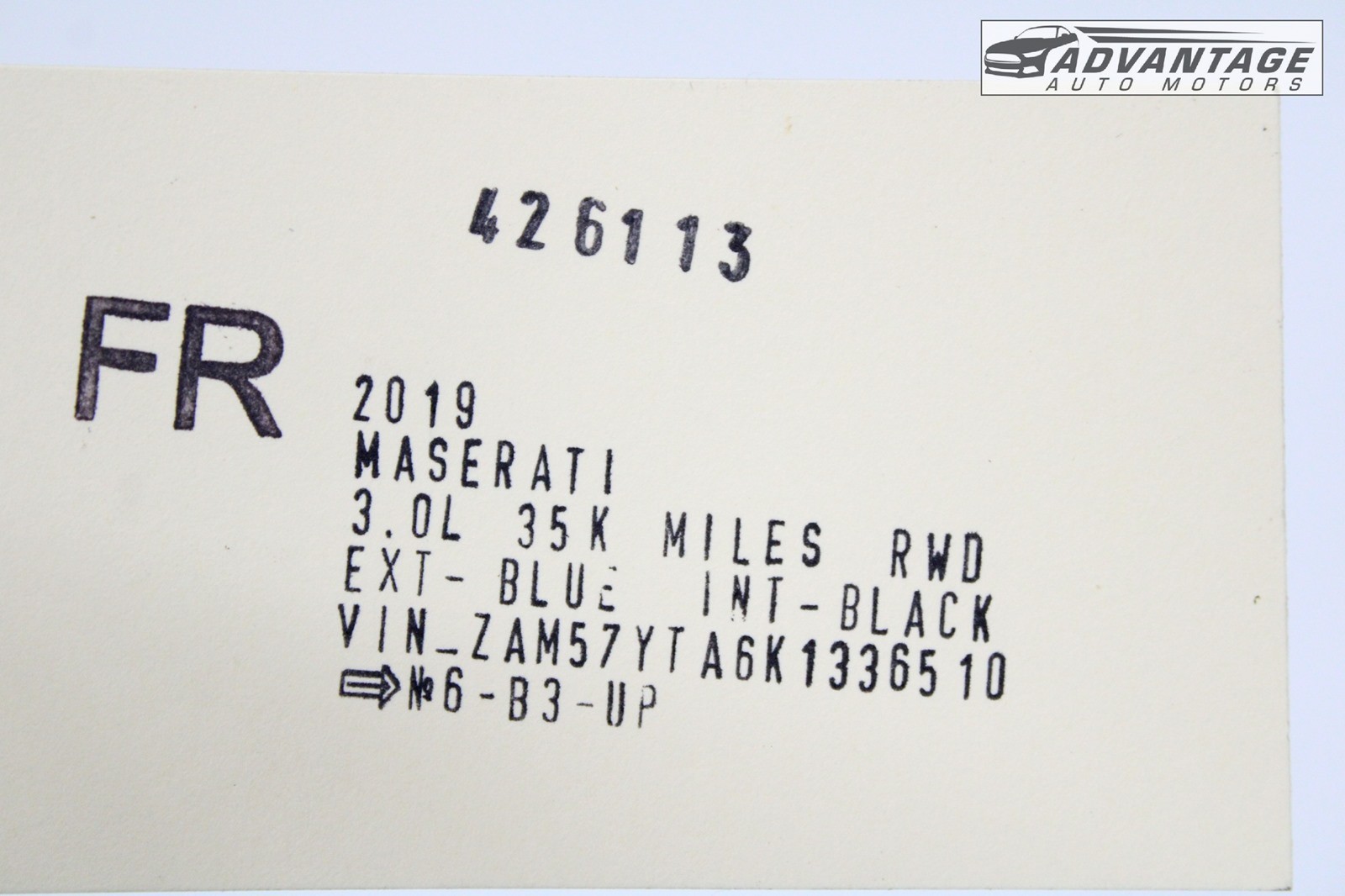 Maserati Ghibli 2014-2021 FRONT+RIGHT Trim molding