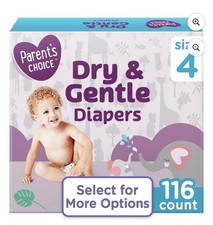 parents choice diapers size 4