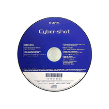 Sony Cyber-shot DSC-H10 Software CD Disc Application Drivers Utilities Software