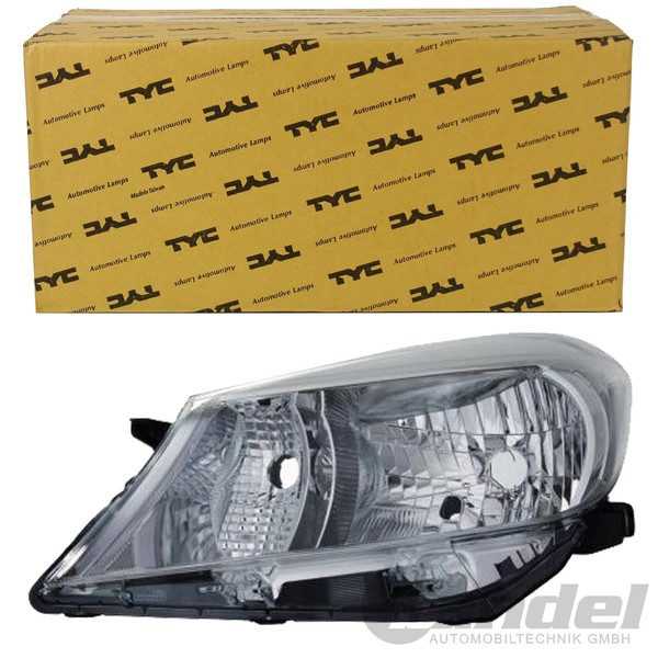 TYC Hauptscheinwerfer H4 Links Passend FüR Toyota Yaris 1.0 - 1.5 D Bj. Beachten-image