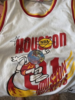 Travis Scott Houston Rockets Jersey Mitchell N Ness Size xL 48 Used Very Clean