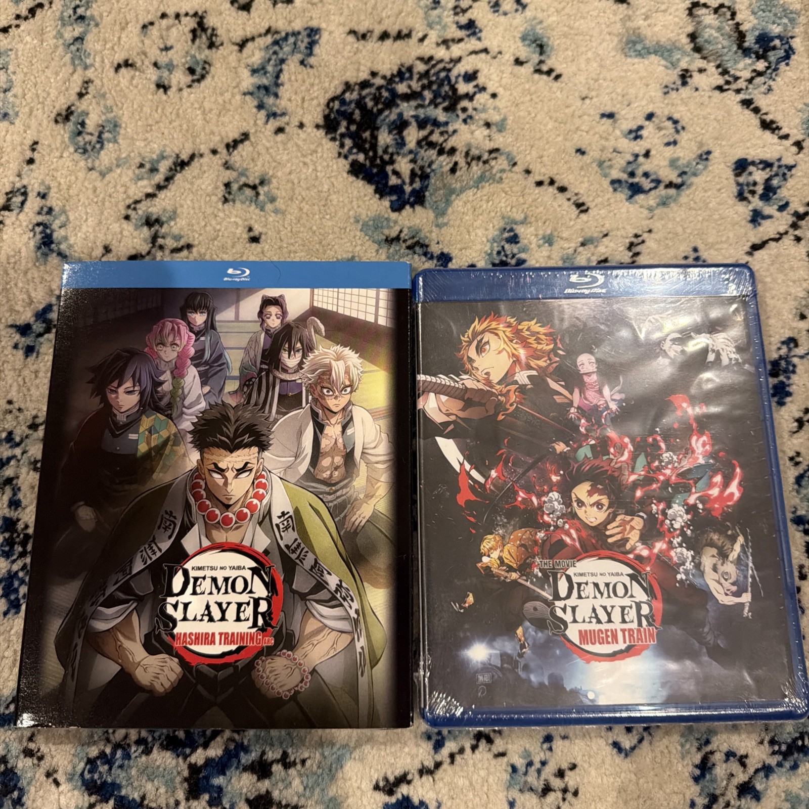 Demon Slayer Hashira Training Arc Blu Ray And Mugen Train Bluray *Brand New