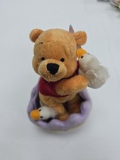Disney Store Winnie The Pooh Easter Egg and Chicks Spring Bean Bag Plush 6 Inch